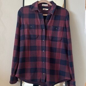 Faherty Legend™️ Sweater shirt in berry plaid